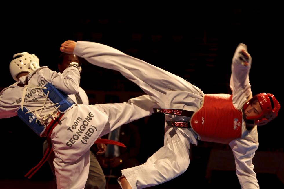 Taekwondo fight 1